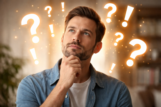 A man wondering and questioning. Why Aren’t You Getting What You Want?