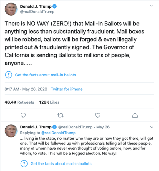 Twitter Labels White House Disinformation