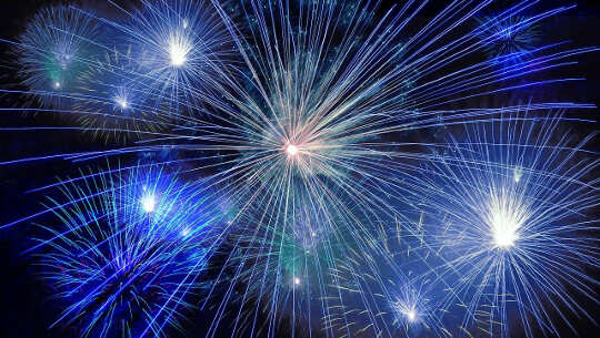 Cancer Meditation and Cancer Medication: A Powerful Combination picture of colorful fireworks in the sky