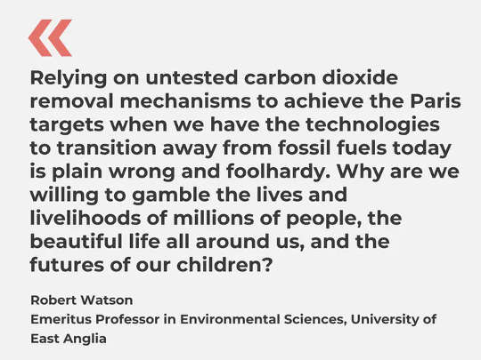 Why The Concept Of Net Zero Emissions Is A Dangerous Trap