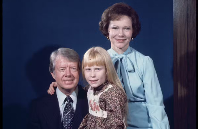 &nbsp;Jimmy&nbsp;Carter, his wife Rosalynn, and daughter Amy in the late 1970s