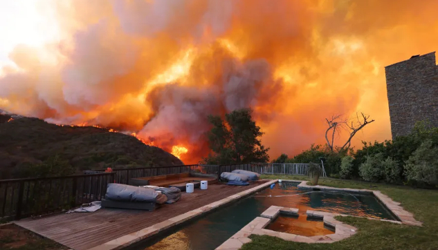 What impact does climate change have on wildfire intensity?