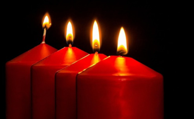 4 lit candles.&nbsp;Image by Myriams-Fotos from Pixabay.&nbsp;