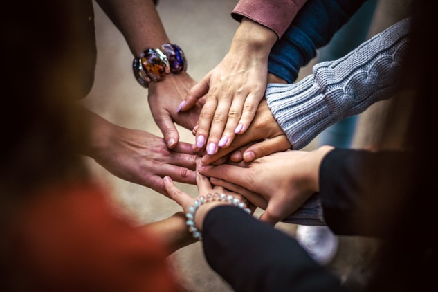 hands all joining together.&nbsp;Image by Bob Dmyt from Pixabay.&nbsp;Image by Bob Dmyt from Pixabay.&nbsp;