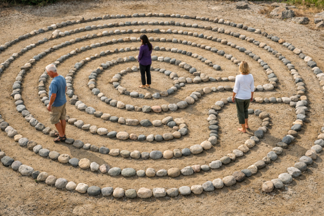 walking a labyrinth